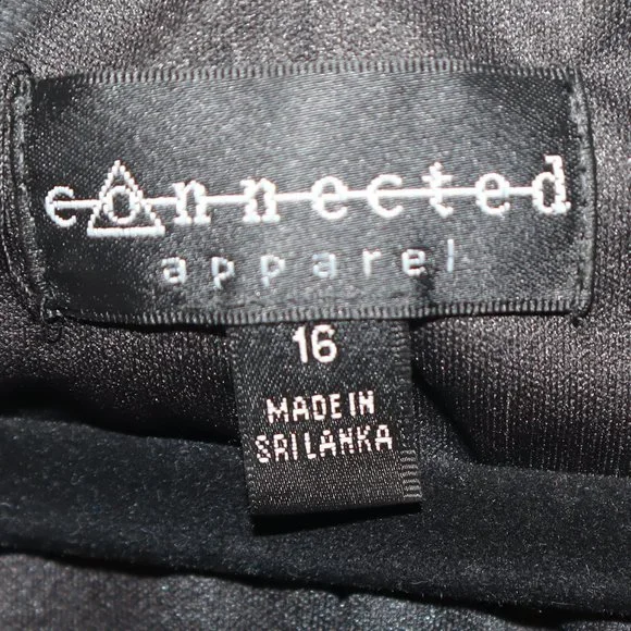 Connected Apparel Multi Color Floral Sleeveless Cowl Neck Midi Dress Size 16 - Picture 6 of 7